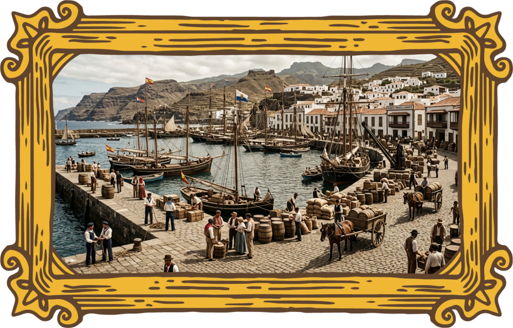 Puerto franco antiguo canario